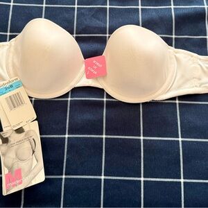 Maidenform Women's White Strapless Bra